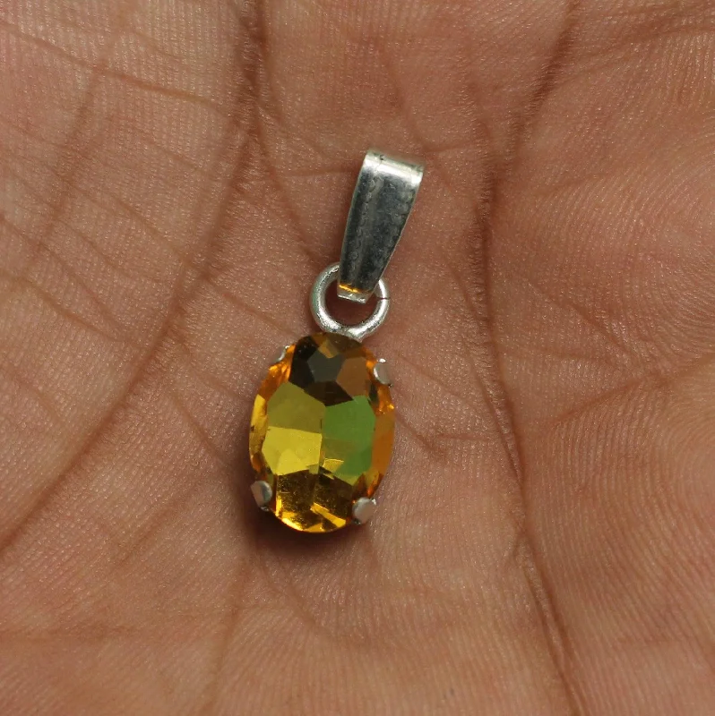 1 Pcs, 14x10mm Oval Stone Pendant