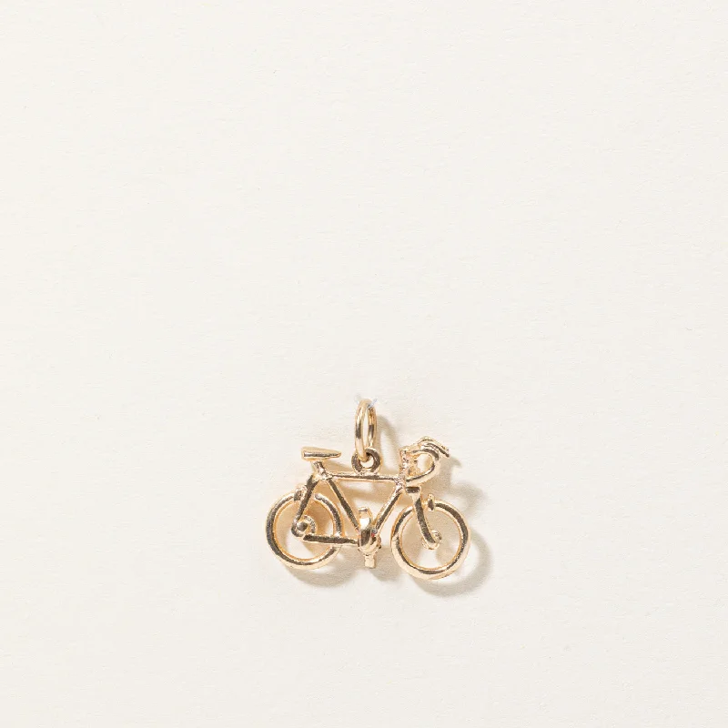 10k Yellow Gold Bicycle Charm