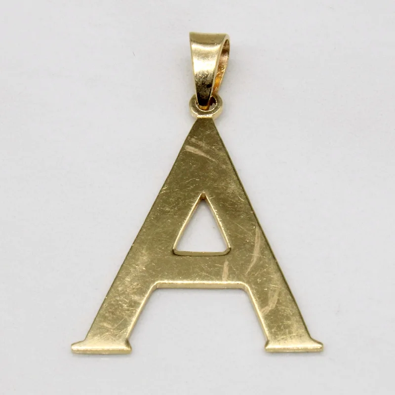 boho gemstone anklet 14k Yellow Gold 'A' Pendant