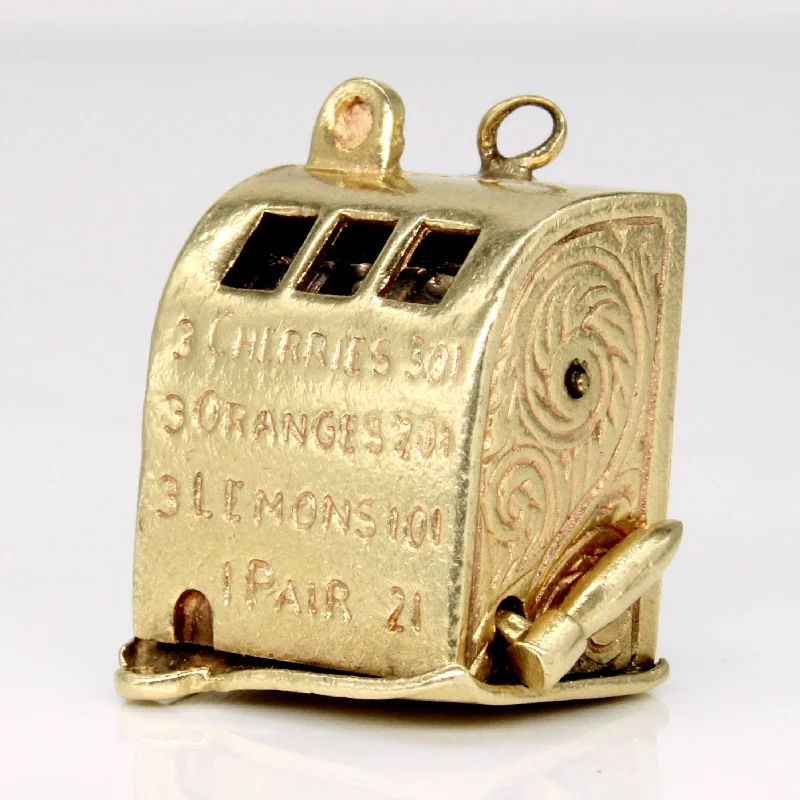 dainty lotus flower ring 14k Yellow Gold Cash Register Charm