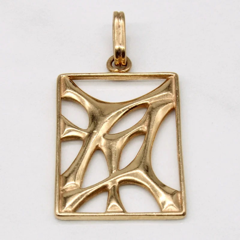 black opal engagement ring 14k Yellow Gold Pendant