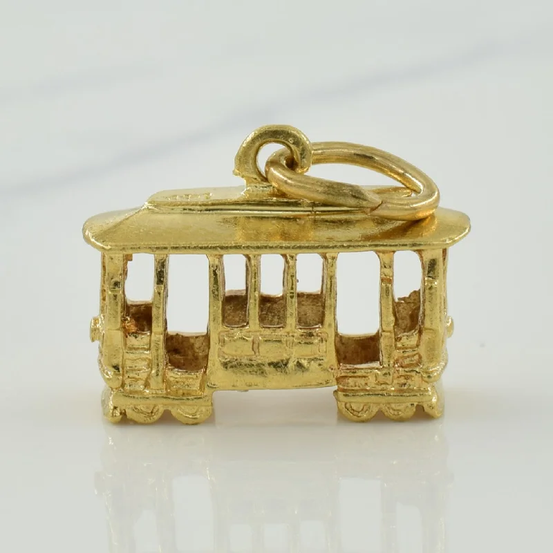 luxury emerald ring platinum 14k Yellow Gold Street Car Charm |