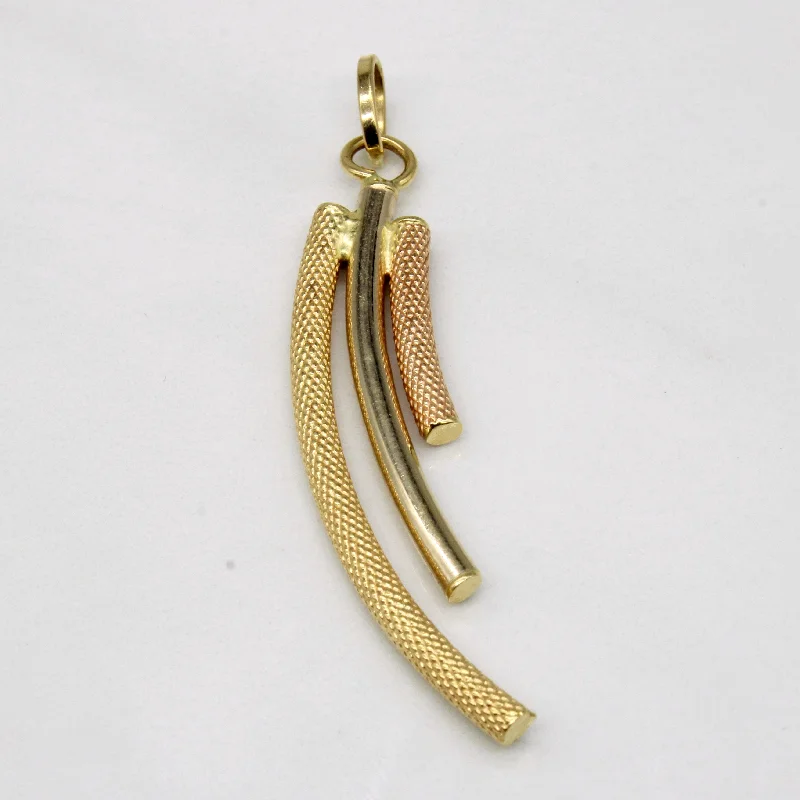 snake chain bracelet gold 18k Two Tone Gold Pendant