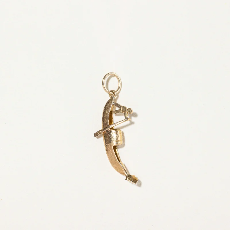 real ruby pendant necklace 18k Yellow Gold Boat Charm