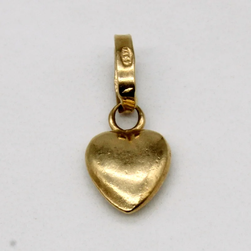 titanium wedding band men’s black 18k Yellow Gold Heart Charm