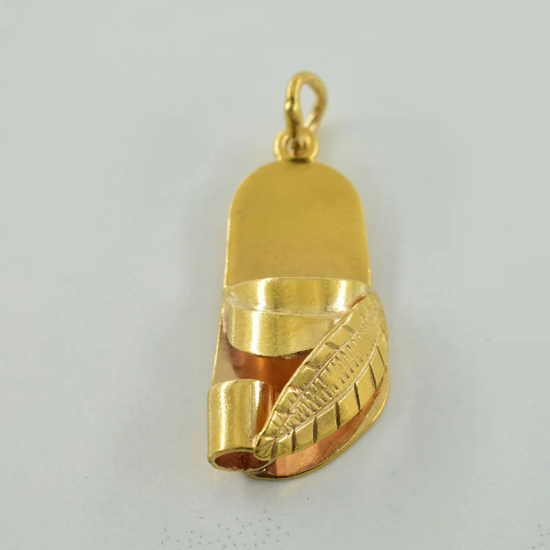 personalized bar necklace silver 18k Yellow Gold Winged Foot Charm |