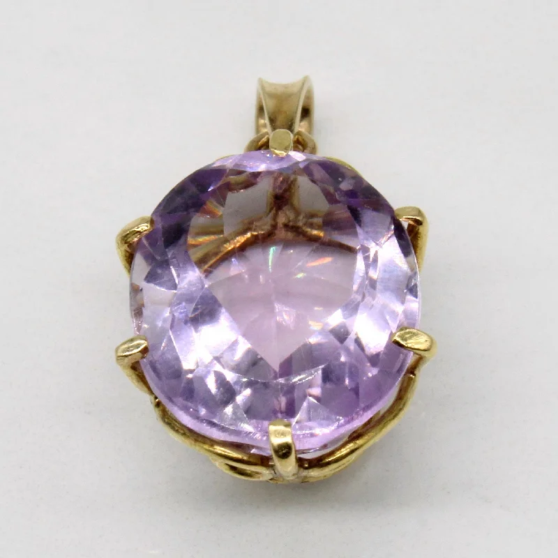 boho beaded statement necklace Amethyst Pendant | 11.00ct |