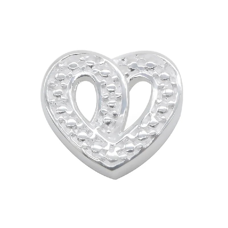 Darla Dotted Knot Heart 925 Sterling Silver Pendant