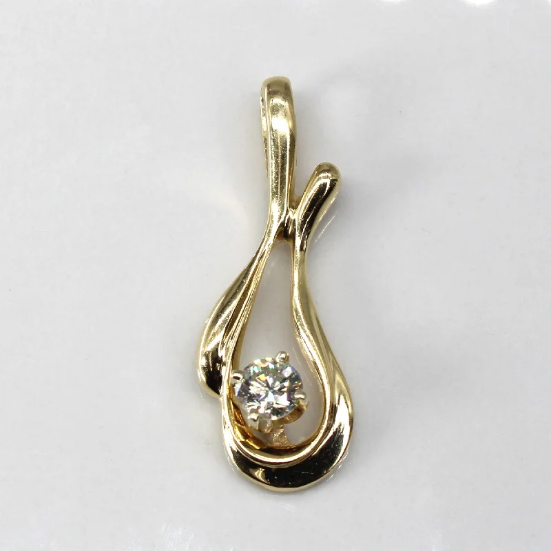 silver anklet with charms Diamond Drop Gold Pendant | 0.48ct |