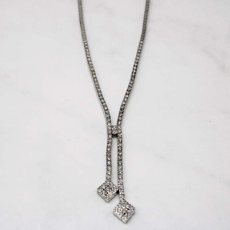 personalized photo locket necklace Diamond Drop Pendant Necklace | 1.13ctw | 17" |