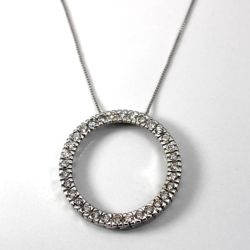tiny opal stud earrings Diamond Eternity Pendant Necklace | 0.96ctw |19"|