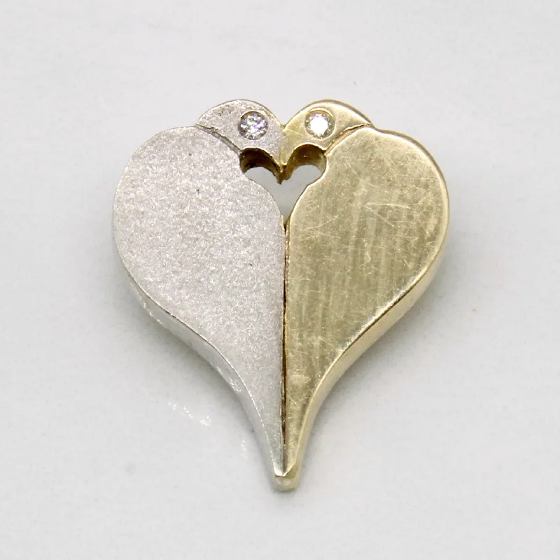 vintage emerald cocktail ring Diamond Heart Pendant | 0.02ctw |