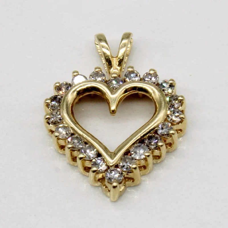 luxury diamond eternity ring Diamond Heart Pendant | 0.50ctw |