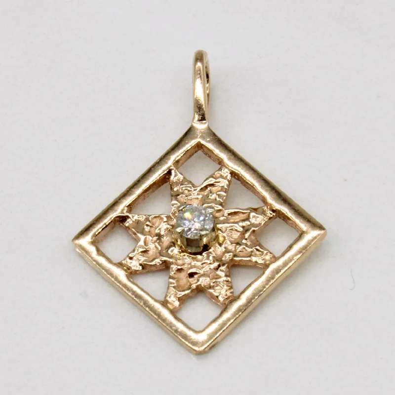 custom engraved infinity necklace Diamond Pendant | 0.04ct |