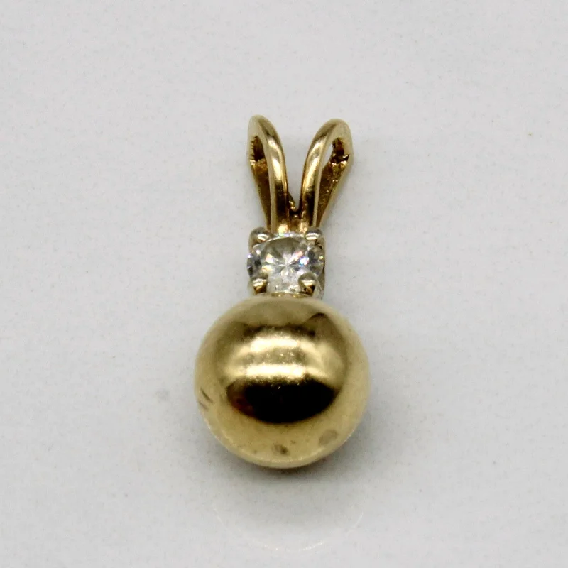 diamond halo pendant necklace Diamond Pendant | 0.10ct |