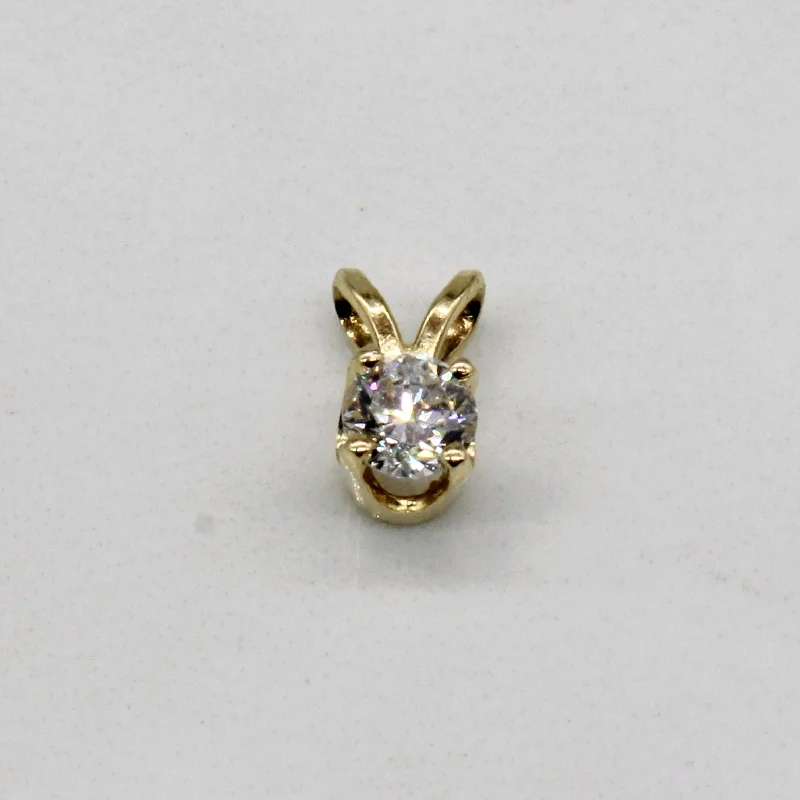 dainty opal nose ring Diamond Pendant | 0.18ct |