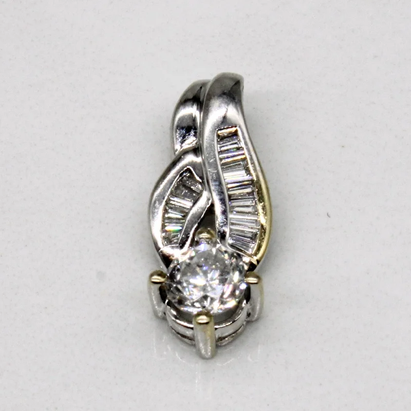 handmade clay bead earrings Diamond Pendant | 0.52ctw |