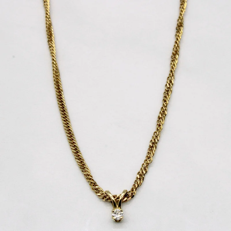 beaded wrap bracelet handmade Diamond Pendant & Necklace | 0.05ct | 18" |