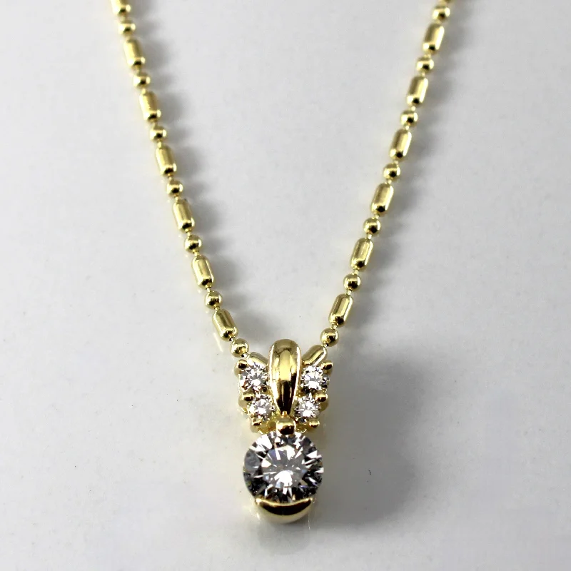 titanium spinner ring anxiety relief Diamond Pendant Necklace | 0.50ctw | 18"|