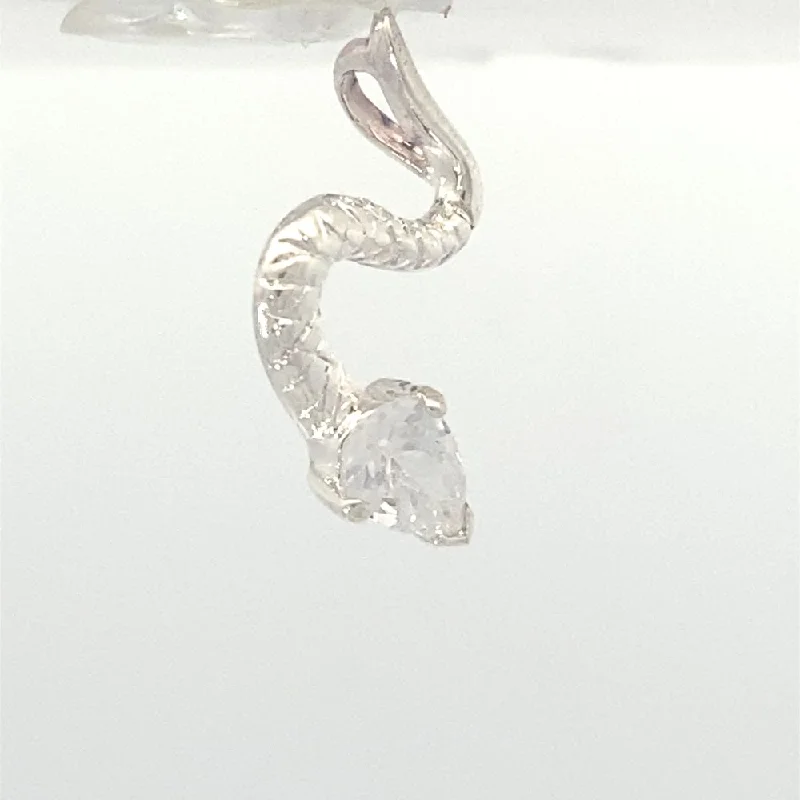 Draco Snake 925 Sterling Silver Pendant