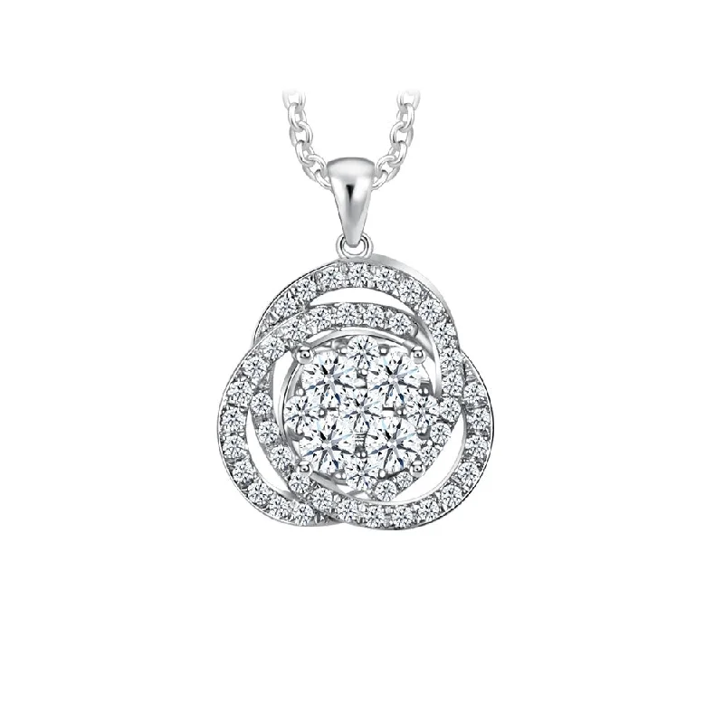 Endless Flow Diamond Pendant