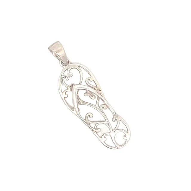 Footloose Silver Pendant