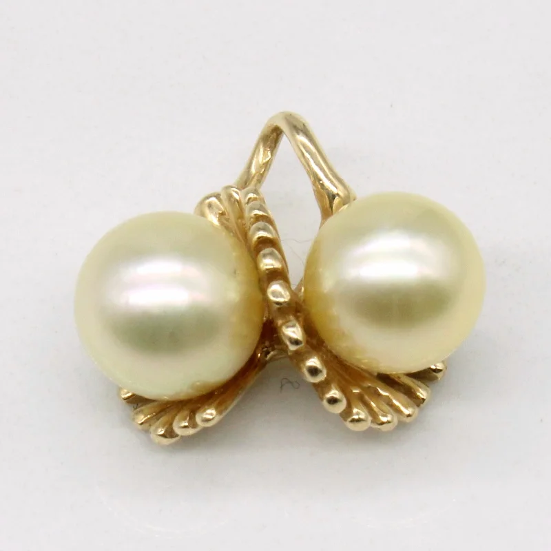 vintage art deco engagement ring Pearl Pendant