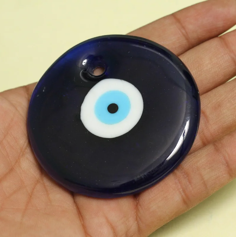 2.5 Inch Round Shape Evil Eye Pendant