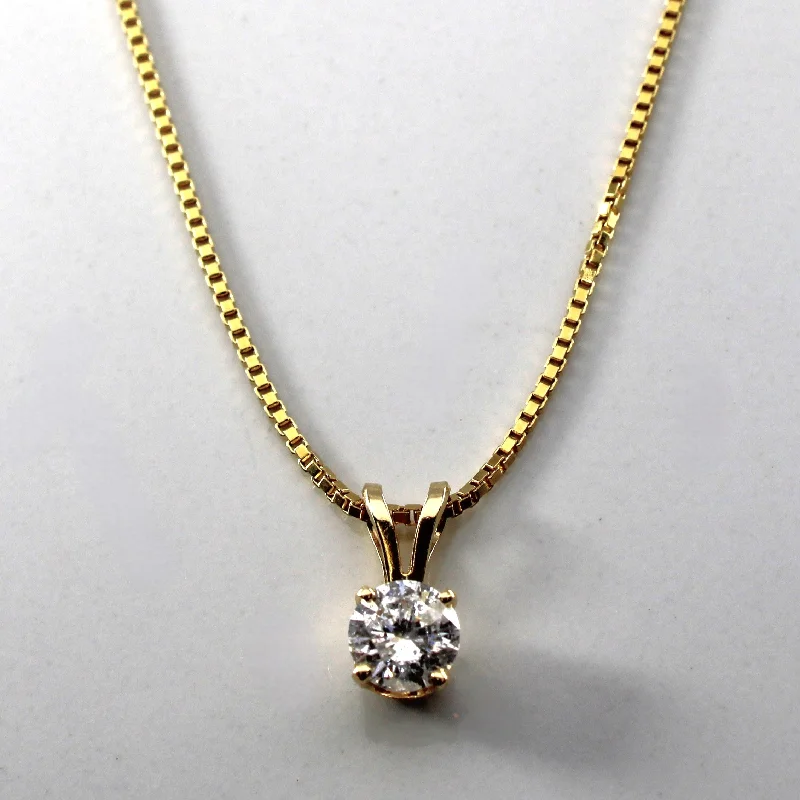 raw crystal cuff bracelet Solitaire Diamond Pendant Necklace | 0.52ct | 16"|