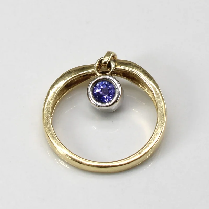 Tanzanite Circle Pendant | 0.24ct |