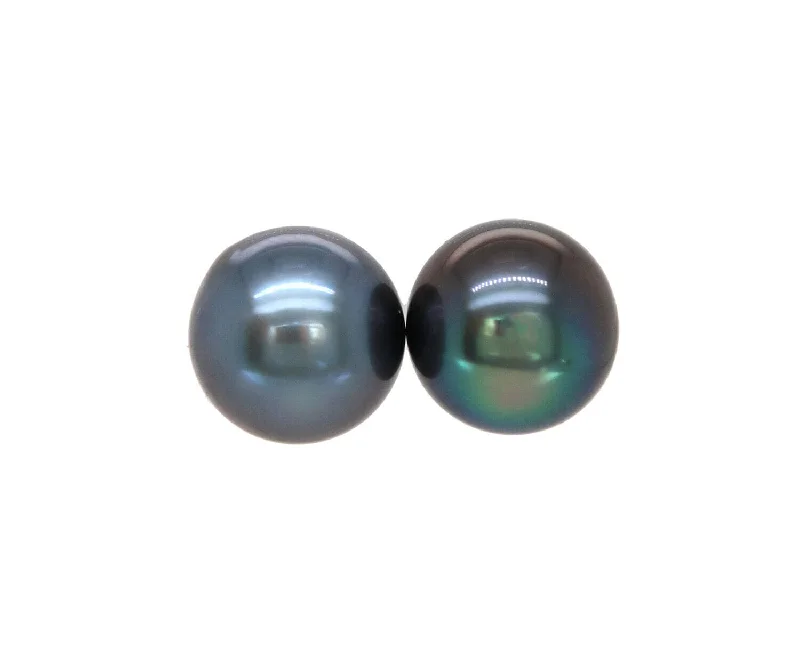 real peridot charm bracelet 11.5 MM Tahitian Cultured Pearl Stud Earrings in 14K