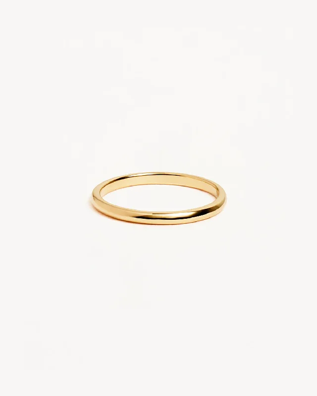 modern geometric gold ring 14k Solid Gold Bold Purity Ring