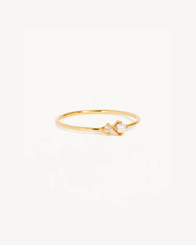 gold mesh bangle bracelet 14k Solid Gold Light of the Moon Diamond Ring
