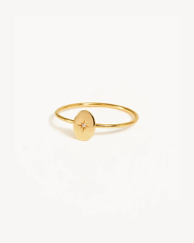 diamond halo engagement ring 14k Solid Gold Shine Your Light Ring