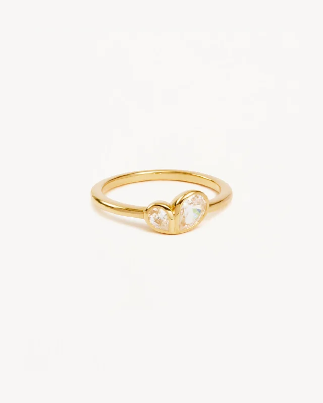 custom zodiac sign ring 18k Gold Vermeil Adored Ring