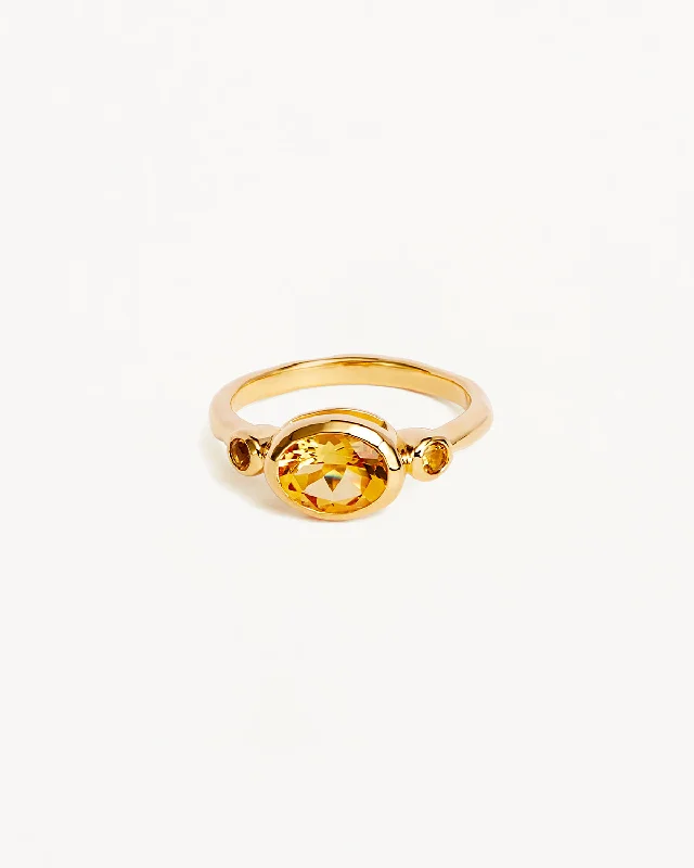 silver wedding band with engraving 18k Gold Vermeil Radiant Soul Ring - Sun