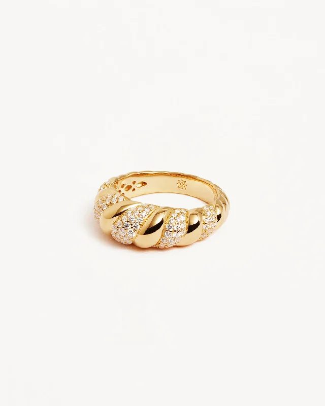 silver moon and star pendant 18k Gold Vermeil Stardust Soul Ring