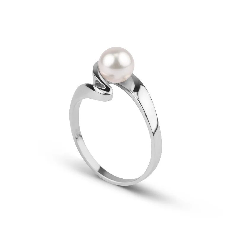 6.0-6.5 mm Akoya Pearl Fascino Ring