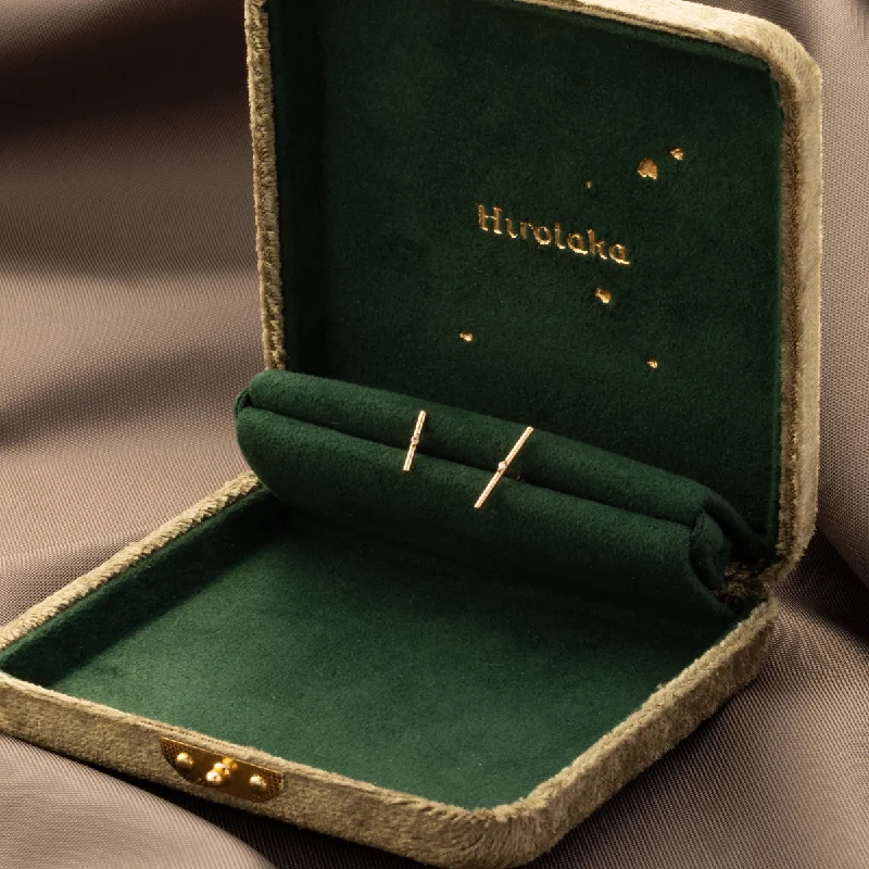 celestial meteor shower earrings HOLIDAY GIFT SET Mismatched Diamond Bar Earring