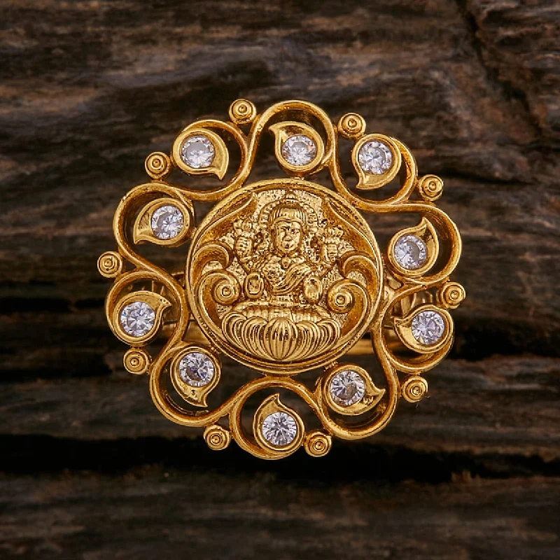 gold and diamond nose stud Antique Finger Ring 151697