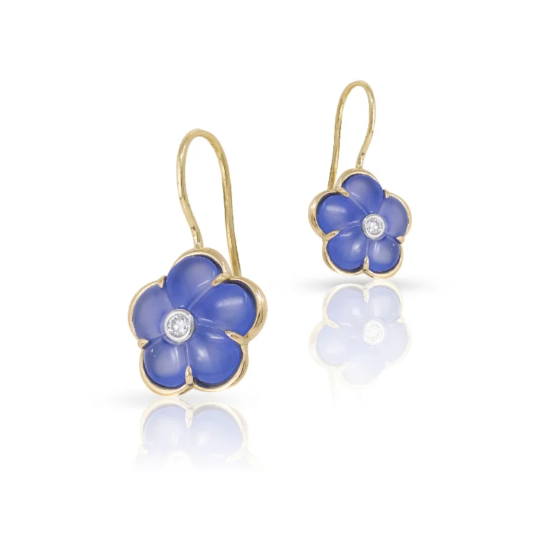 celestial astrology sign ring Blue Fiore Earrings
