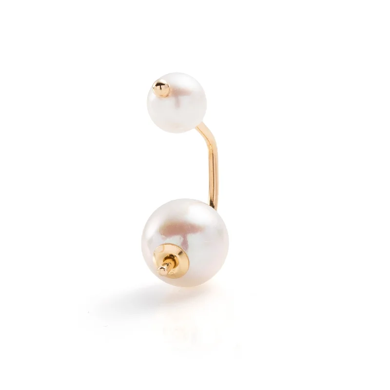 unique zodiac constellation necklace "Bumble Bee" Akoya Pearl Earring