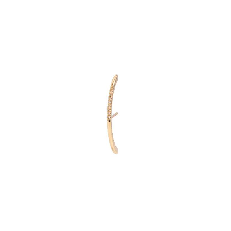 celestial orbit ring set "Bow" Diamond Earring