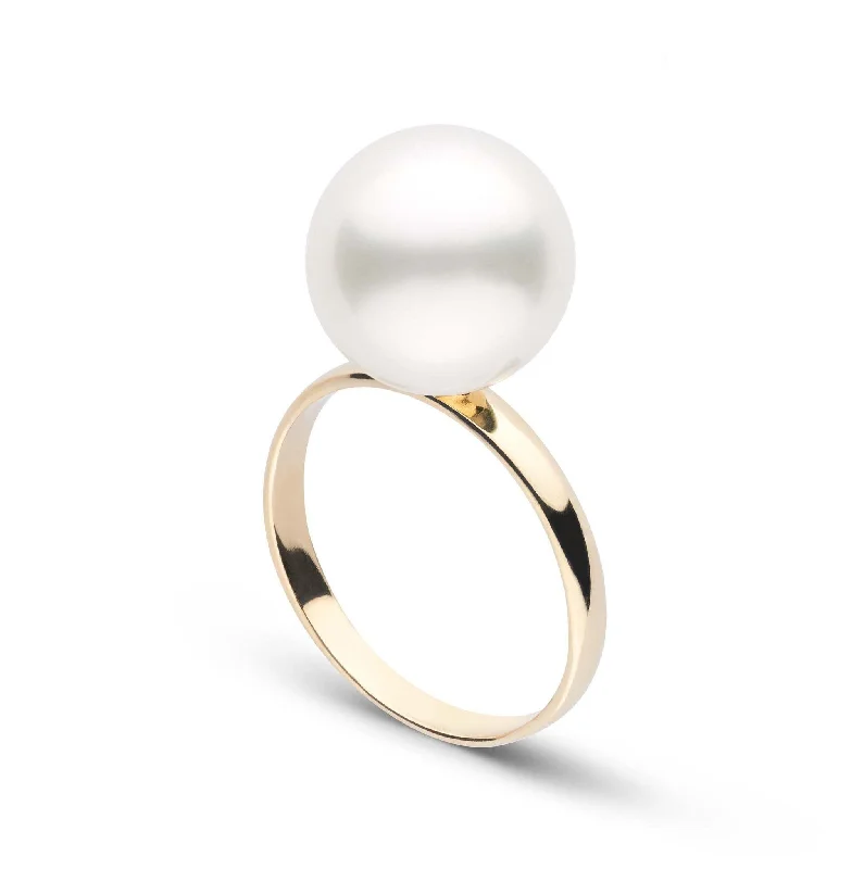 Classic Collection 11.0-12.0 mm White South Sea Pearl Ring