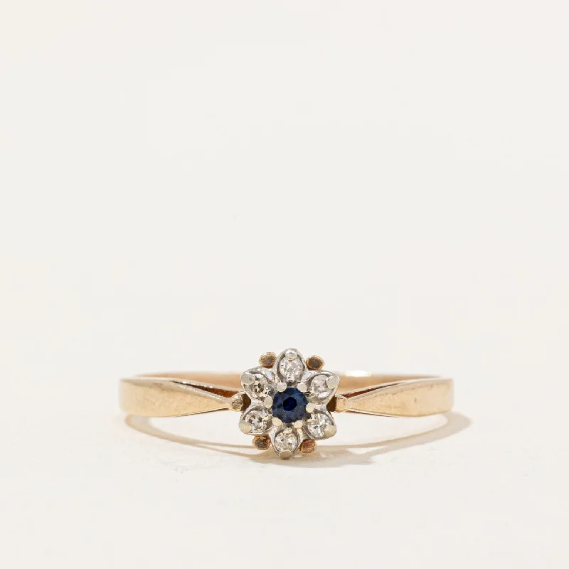 Diamond & Sapphire Ring | 0.04ctw, 0.03ct | SZ 6 |