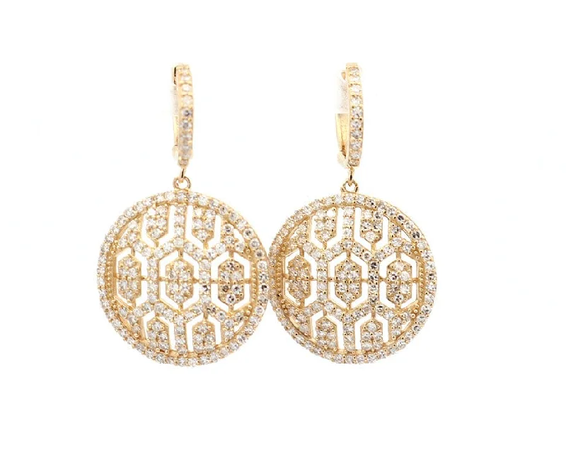 minimalist infinity ring Effy D’oro 1.35ctw Diamond Maze Drop Earrings in 14K