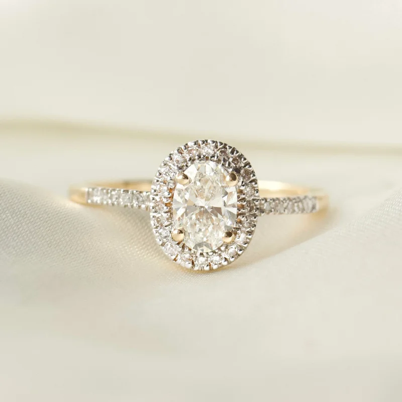 chunky chain necklace trendy Felicity Lab-Grown Diamond Ring