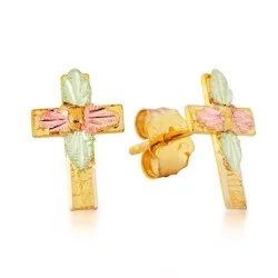 infinity necklace with birthstones Black Hills Gold Cross Earrings