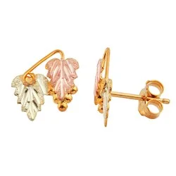 classic gold cuff bracelet Gold Leaf Earrings