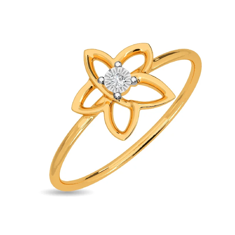 celestial star earrings stud Jingle Flower Ring